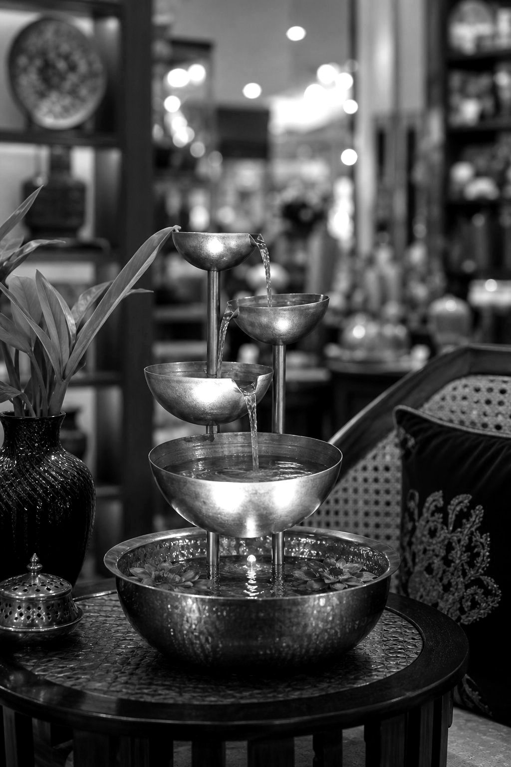 Tabletop fountains at Monalisa NXT Emporium